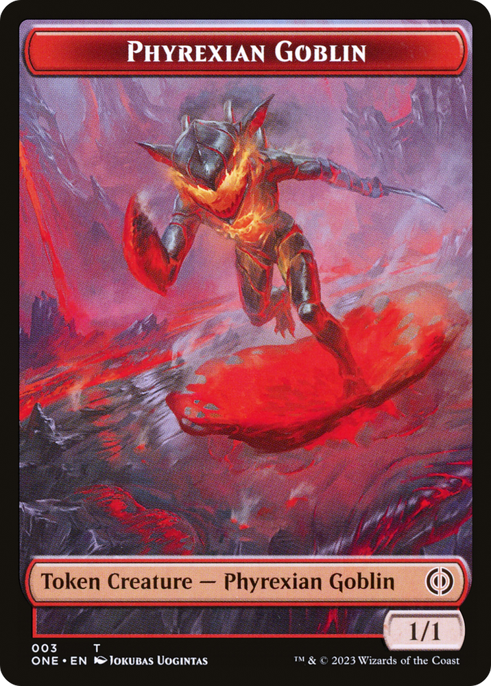 Phyrexian Goblin Token [Phyrexia: All Will Be One Tokens]