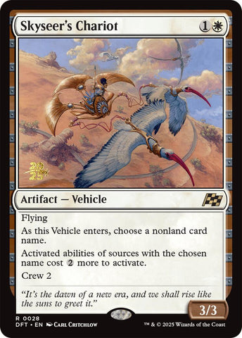 Skyseer's Chariot [Aetherdrift Prerelease Promos]