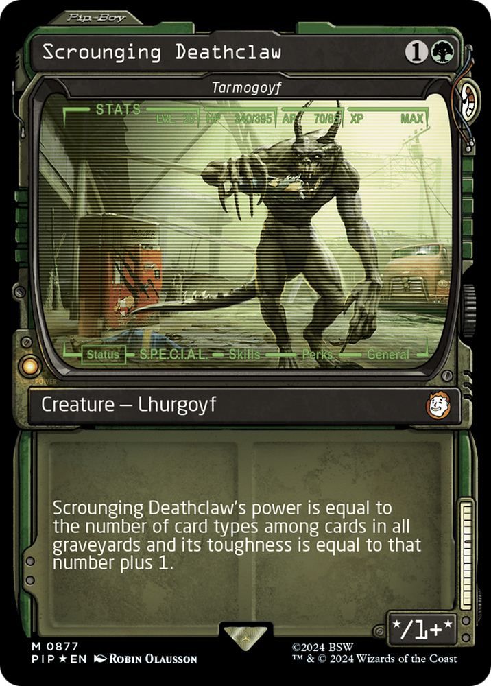 Scrounging Deathclaw - Tarmogoyf (Showcase) (Surge Foil) [Fallout]