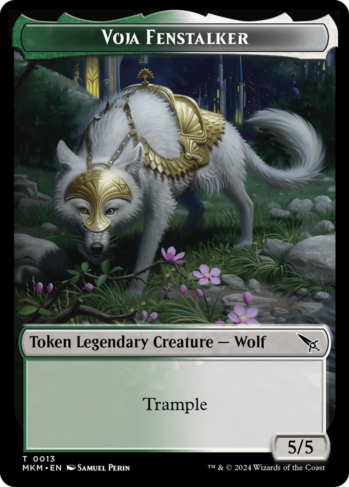 Voja Fenstalker Token [Murders at Karlov Manor Tokens]