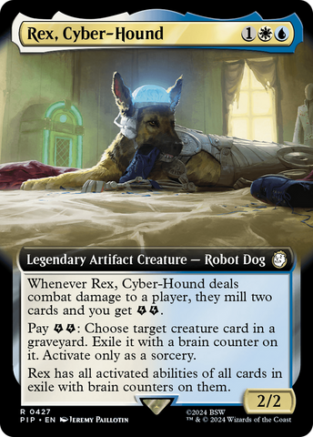 Rex, Cyber-Hound (Extended Art) [Fallout]