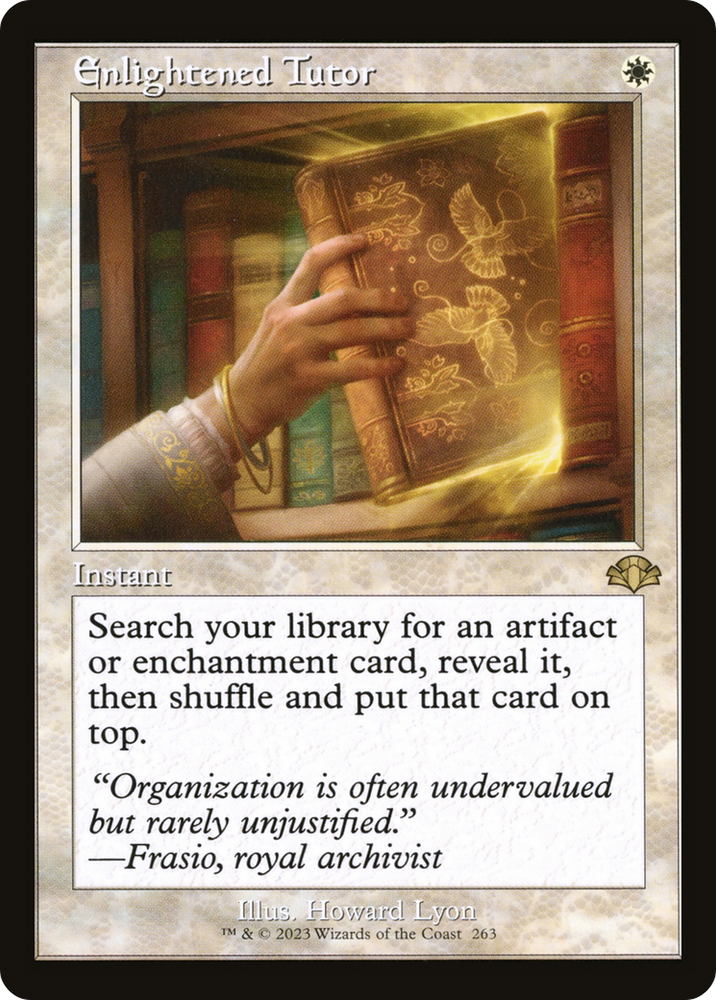 Enlightened Tutor (Retro) [Dominaria Remastered]