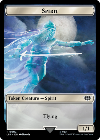 Food (10) // Spirit Double-Sided Token [The Lord of the Rings: Tales of Middle-Earth Tokens]