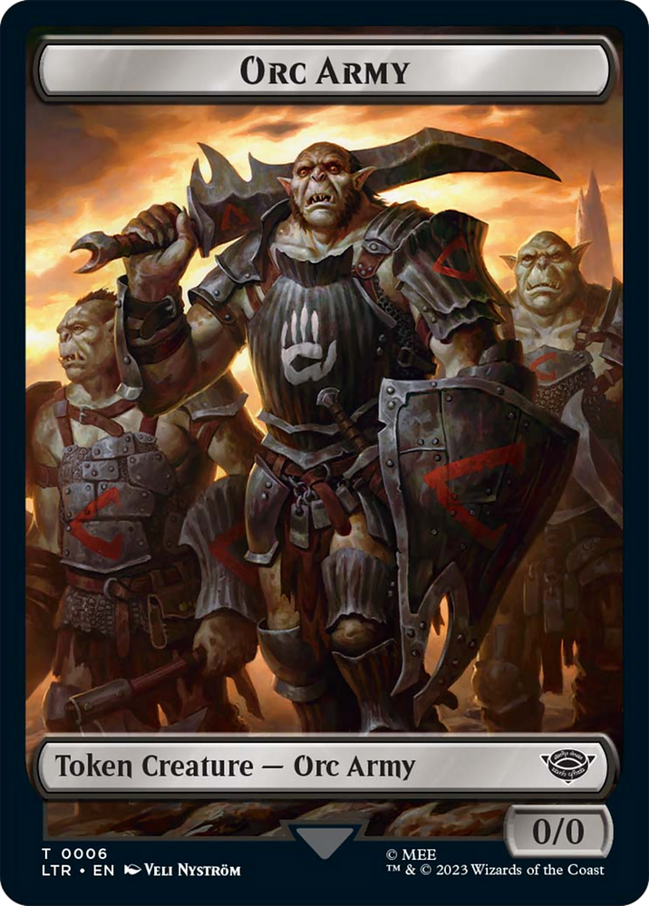 Food (10) // Orc Army (06) Double-Sided Token [The Lord of the Rings: Tales of Middle-Earth Tokens]